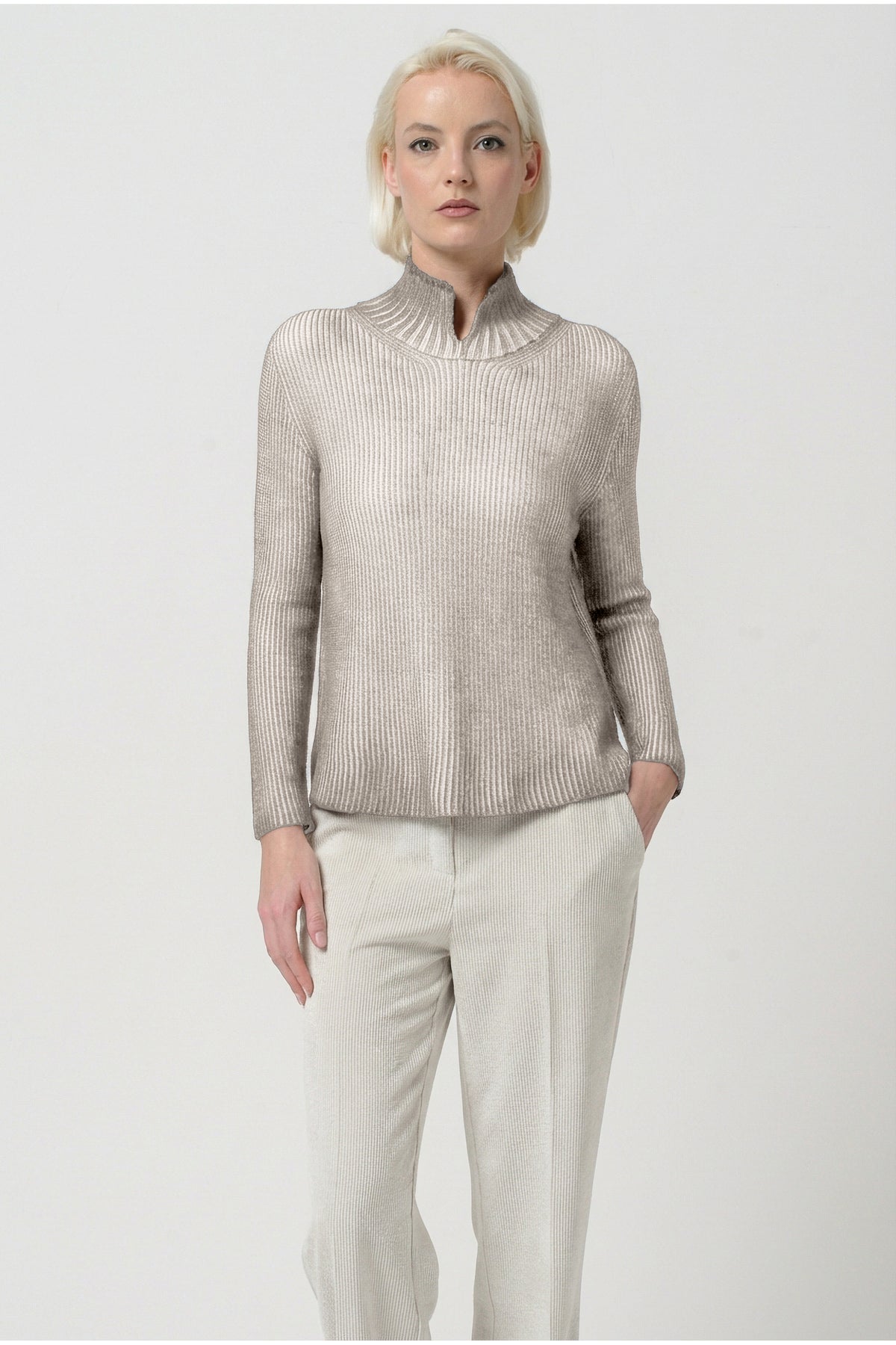 Engadina Knit Soffio Art - Taupe
