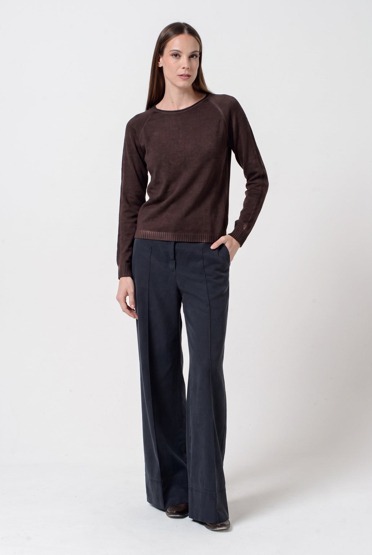 Gironica Crew Knit - Mosto