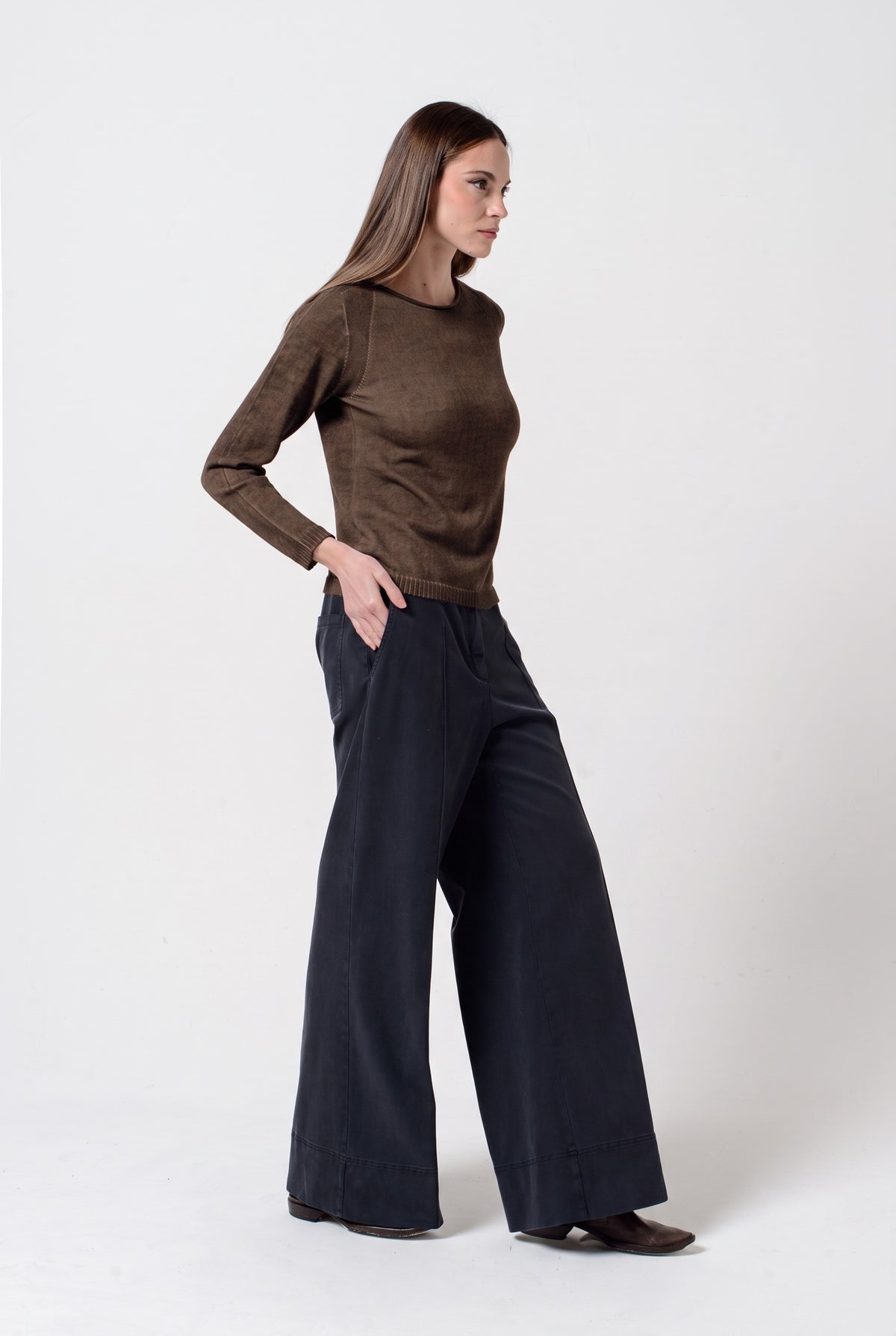 Gironica Crew Knit - Cliff