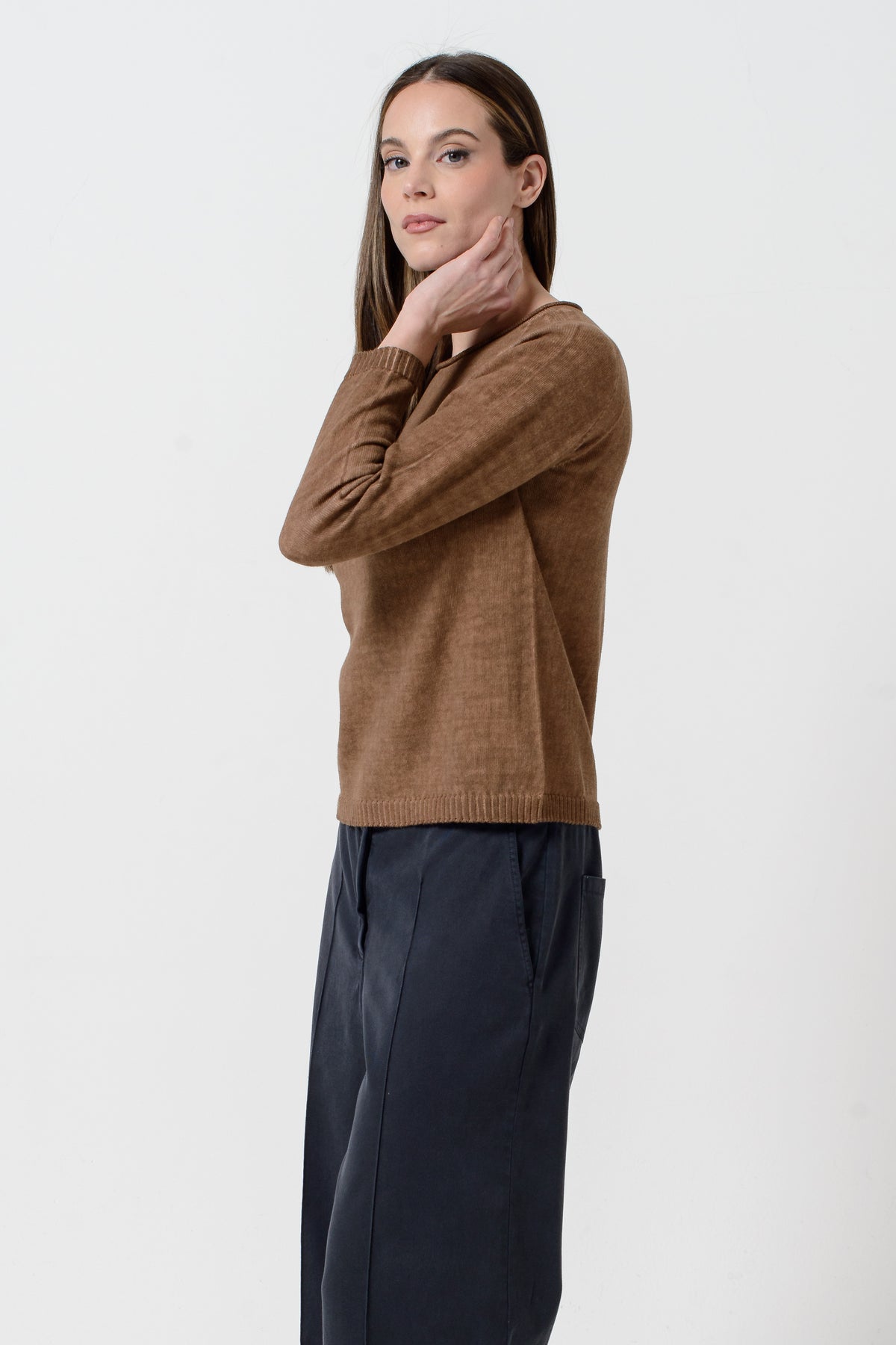 Gironica Crew Knit - Terre