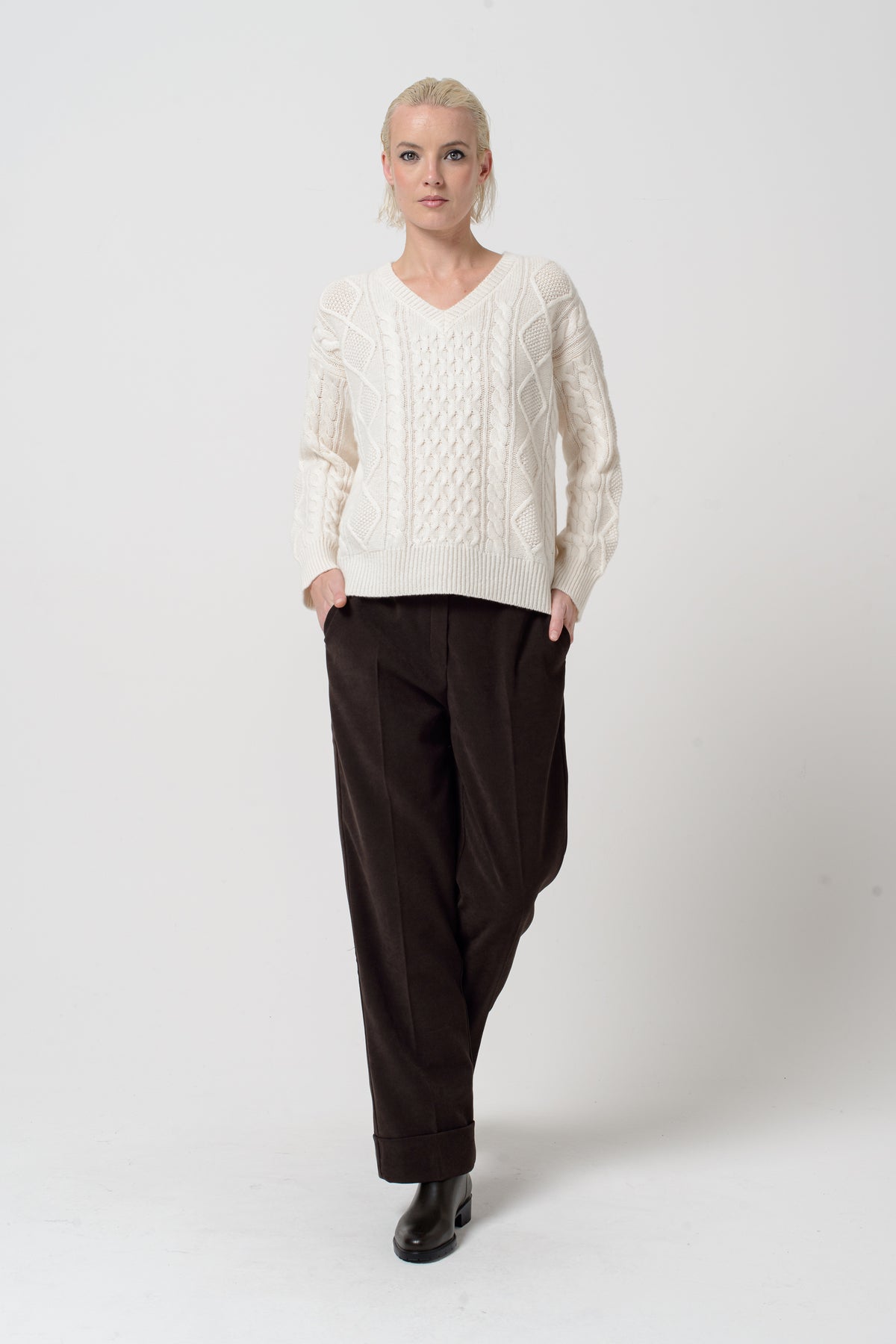 Braies V Knit in Foam