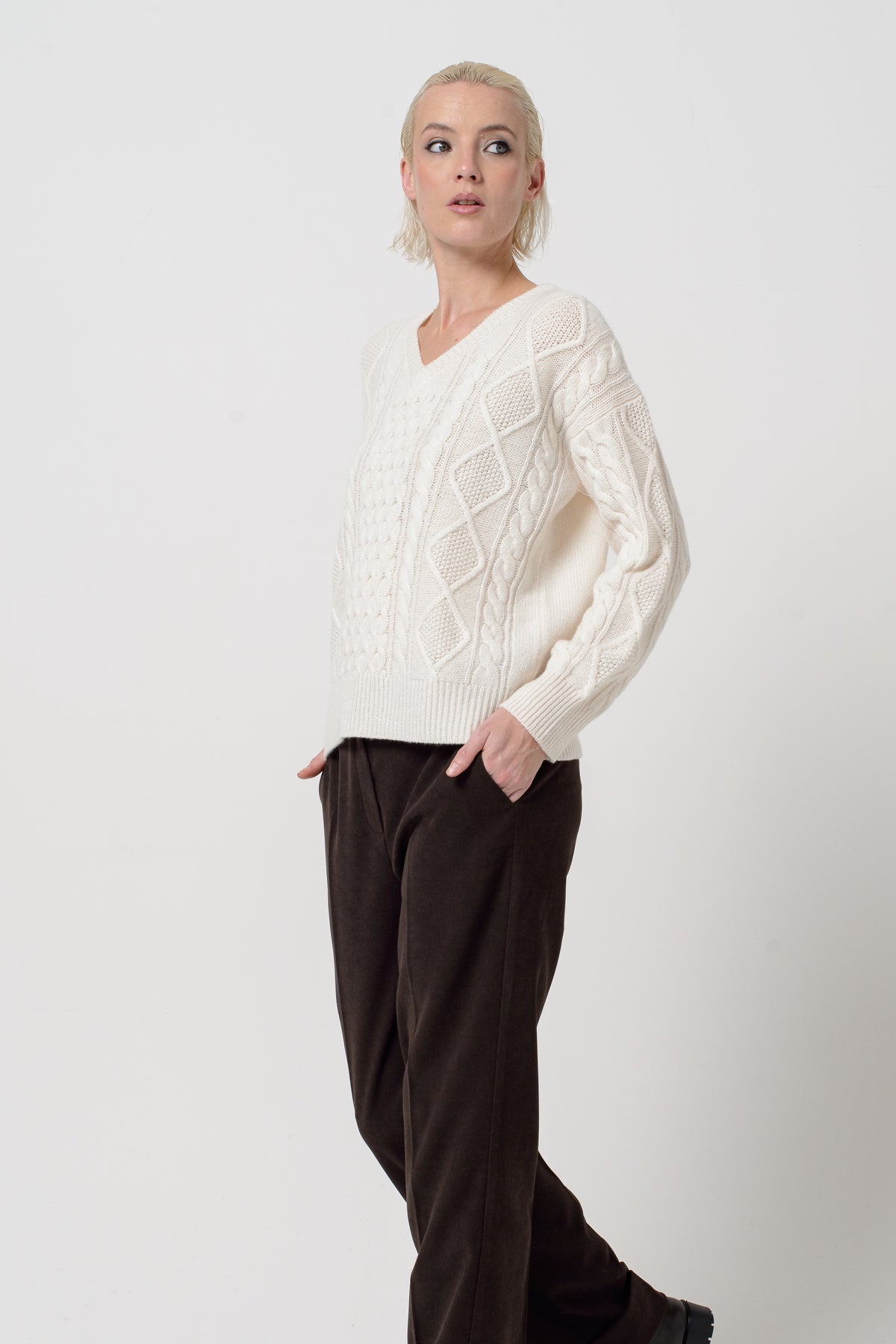 Braies V Knit in Foam