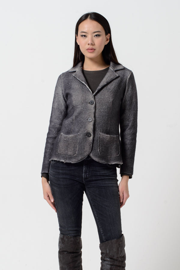 Evie Blazer Spray Art - Basalt