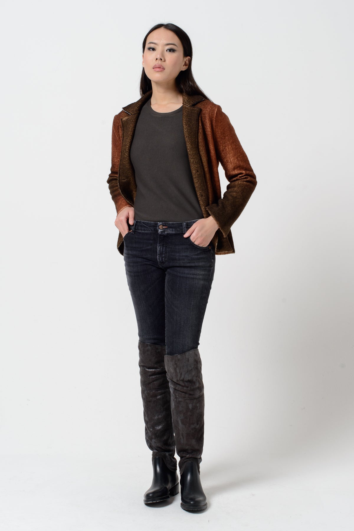 Evie Blazer Tasty Shades - Tamarind