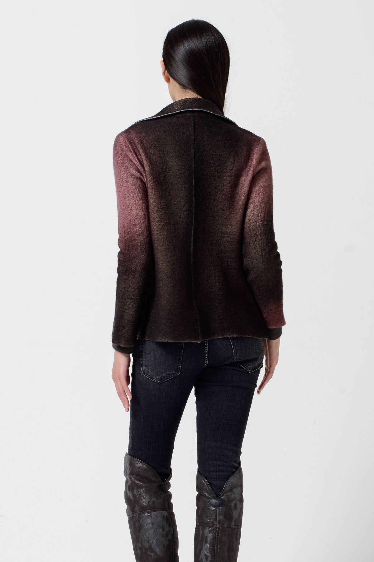 Evie Blazer Tasty Shades - Rubarb