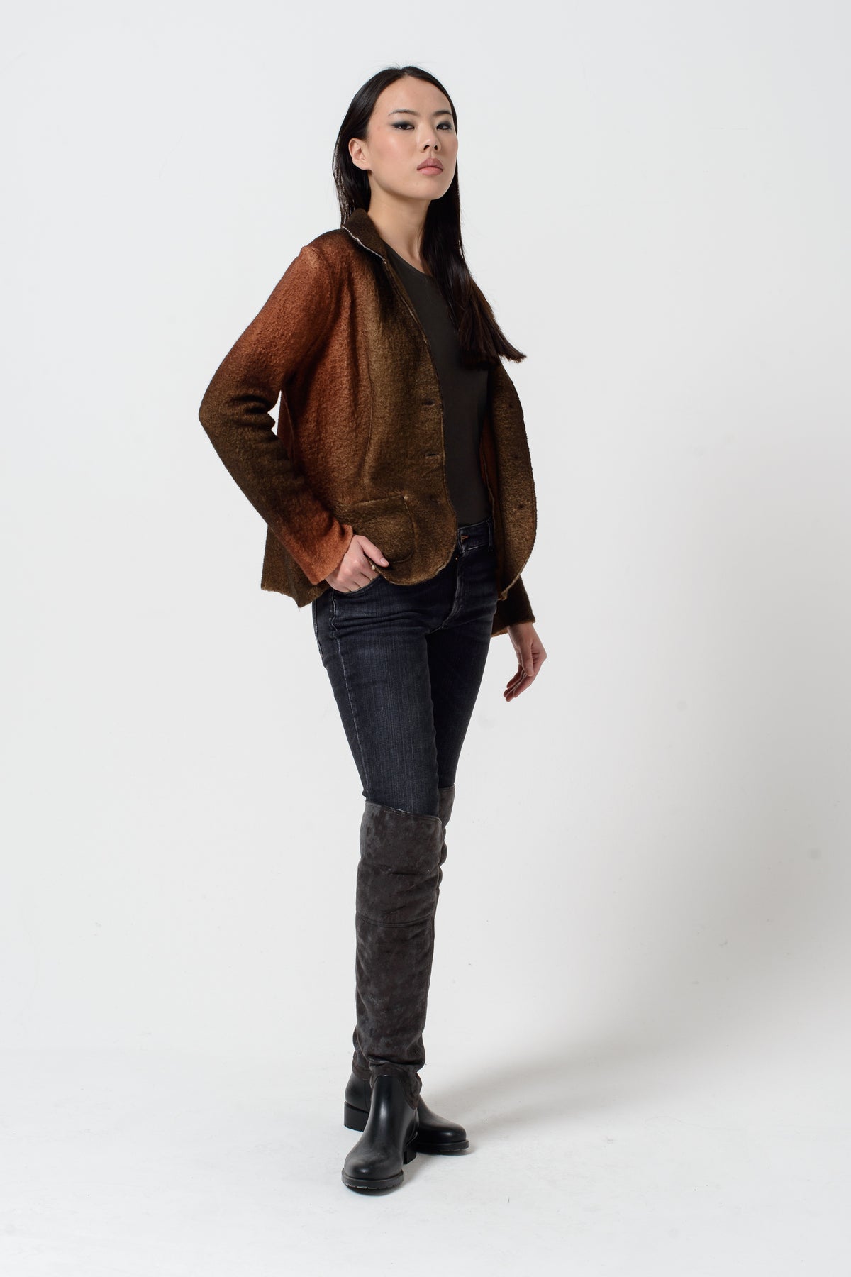 Evie Blazer Tasty Shades - Tamarind
