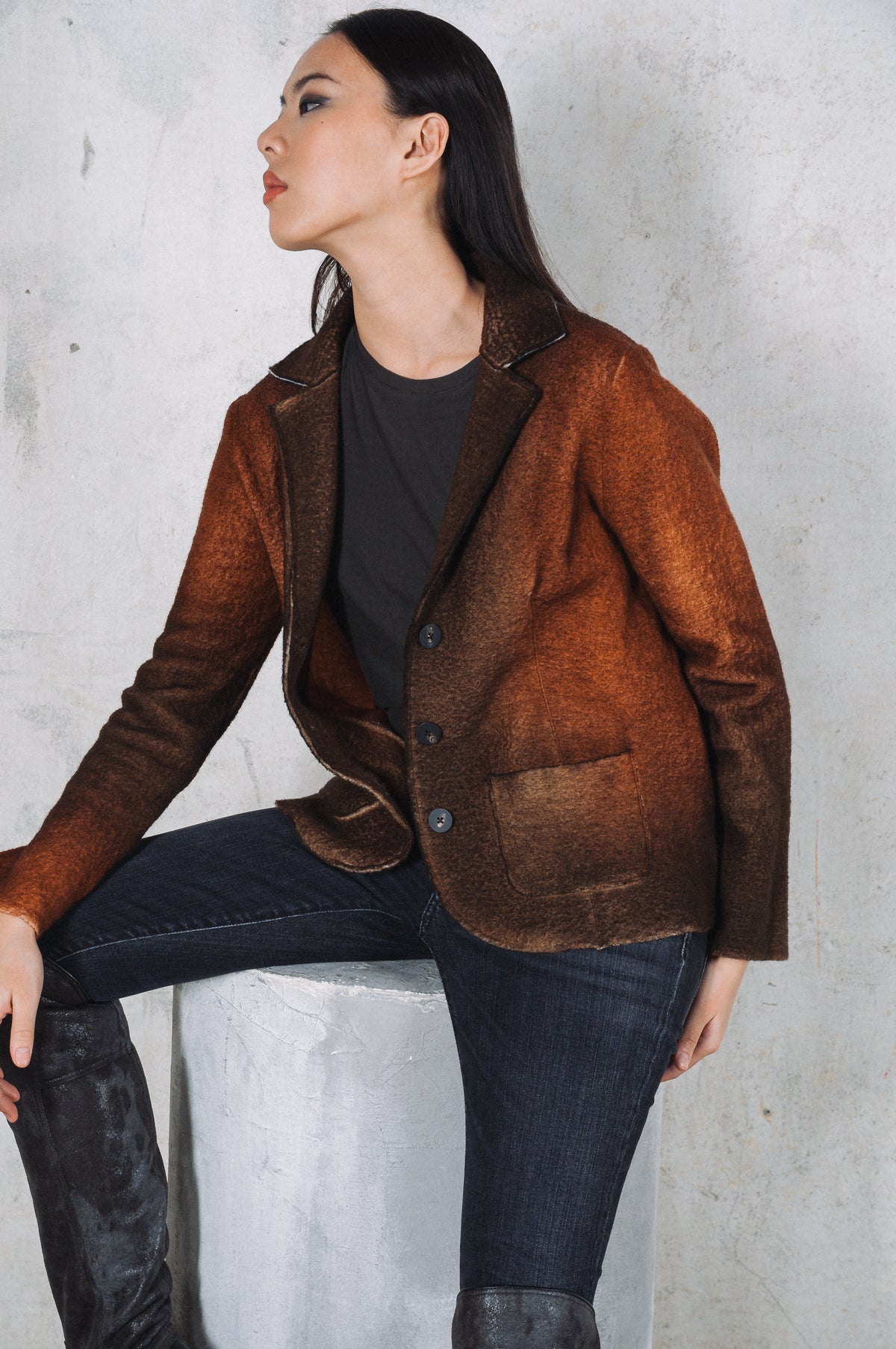 Evie Blazer Tasty Shades - Tamarind