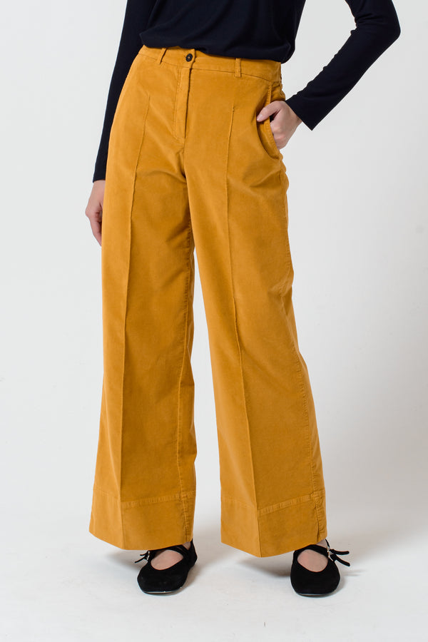 Guenda Cotton Velvet Pants - Mello