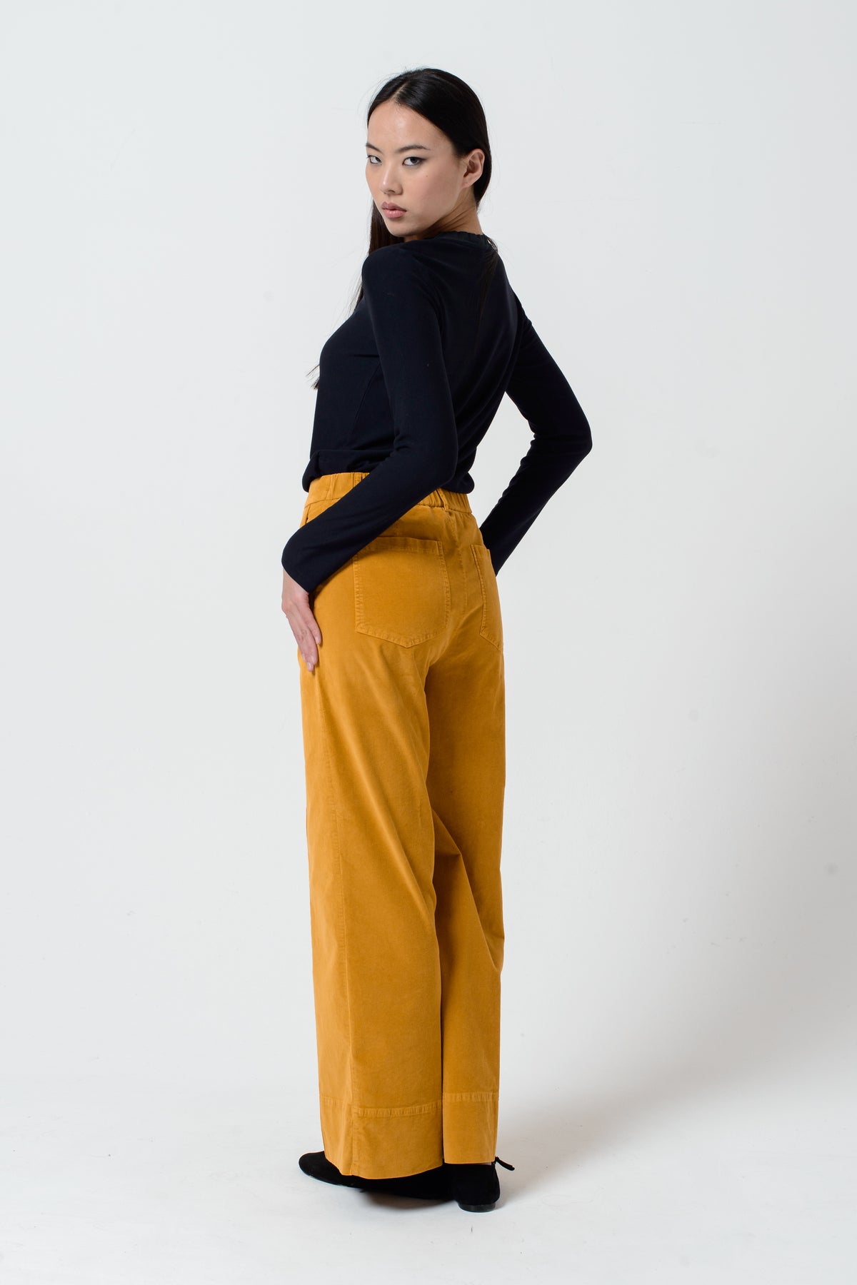 Guenda Cotton Velvet Pants - Mello