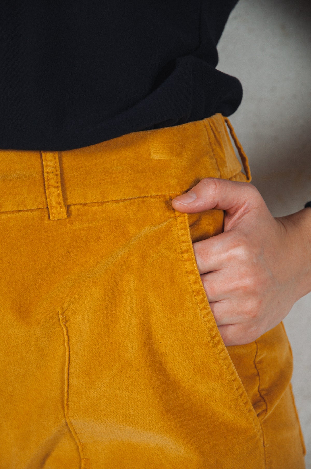 Guenda Cotton Velvet Pants - Mello