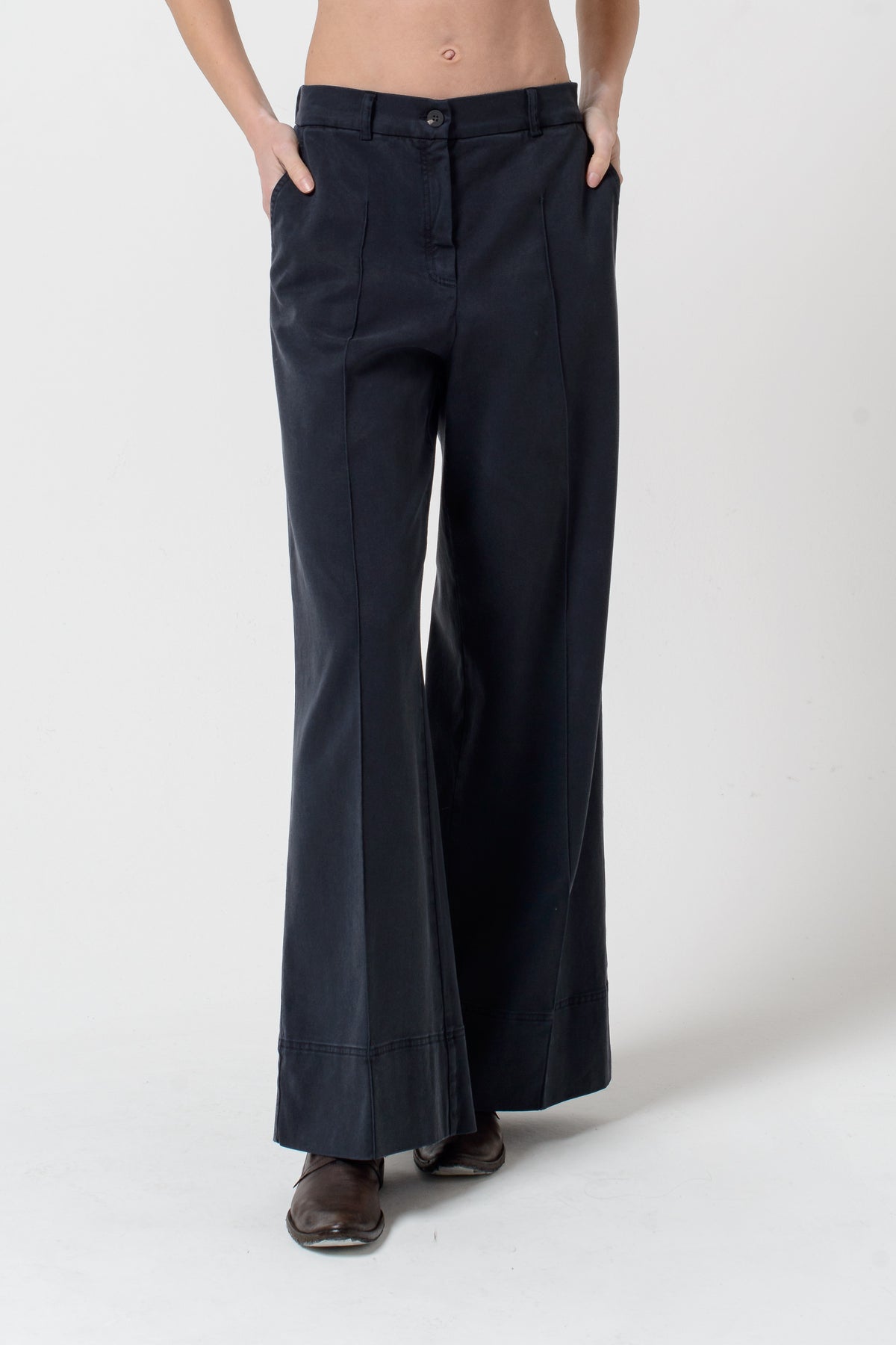 Guenda Gabardine Pants - Abyss
