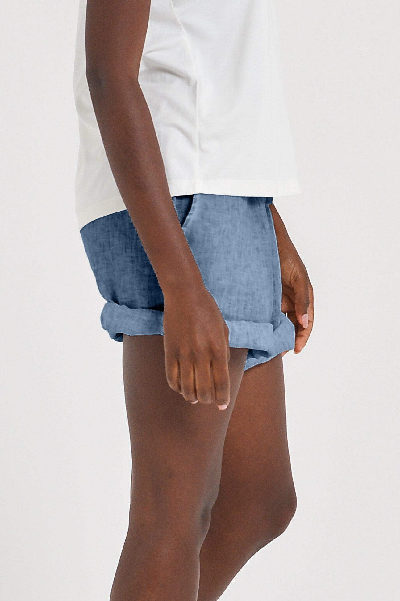 Short Lino - Jeans