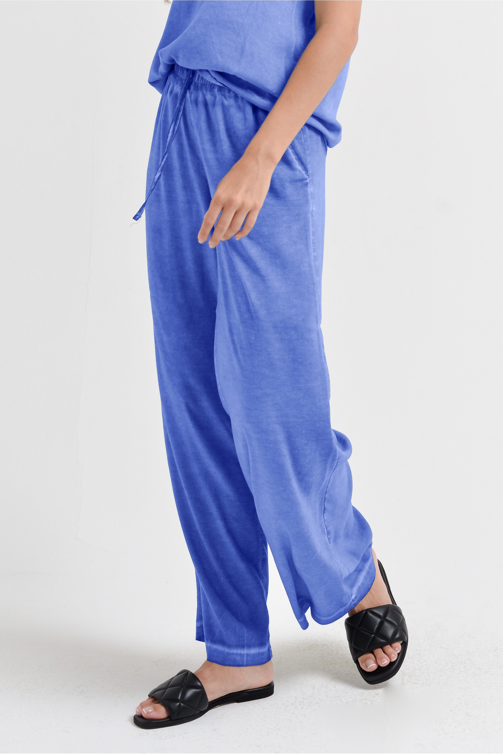 Billow Viscose Slacks - Bay