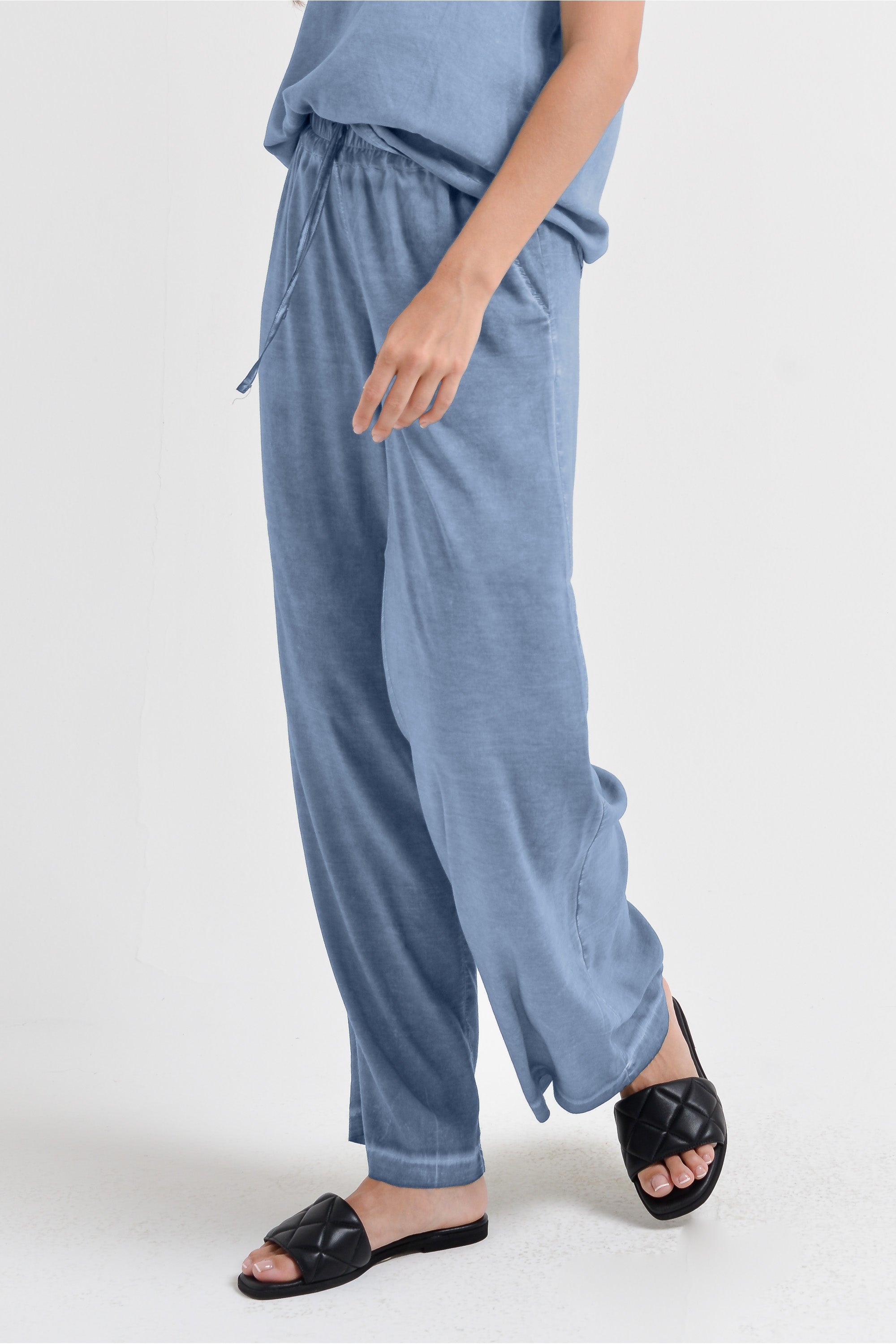 Billow Viscose Slacks - Polar