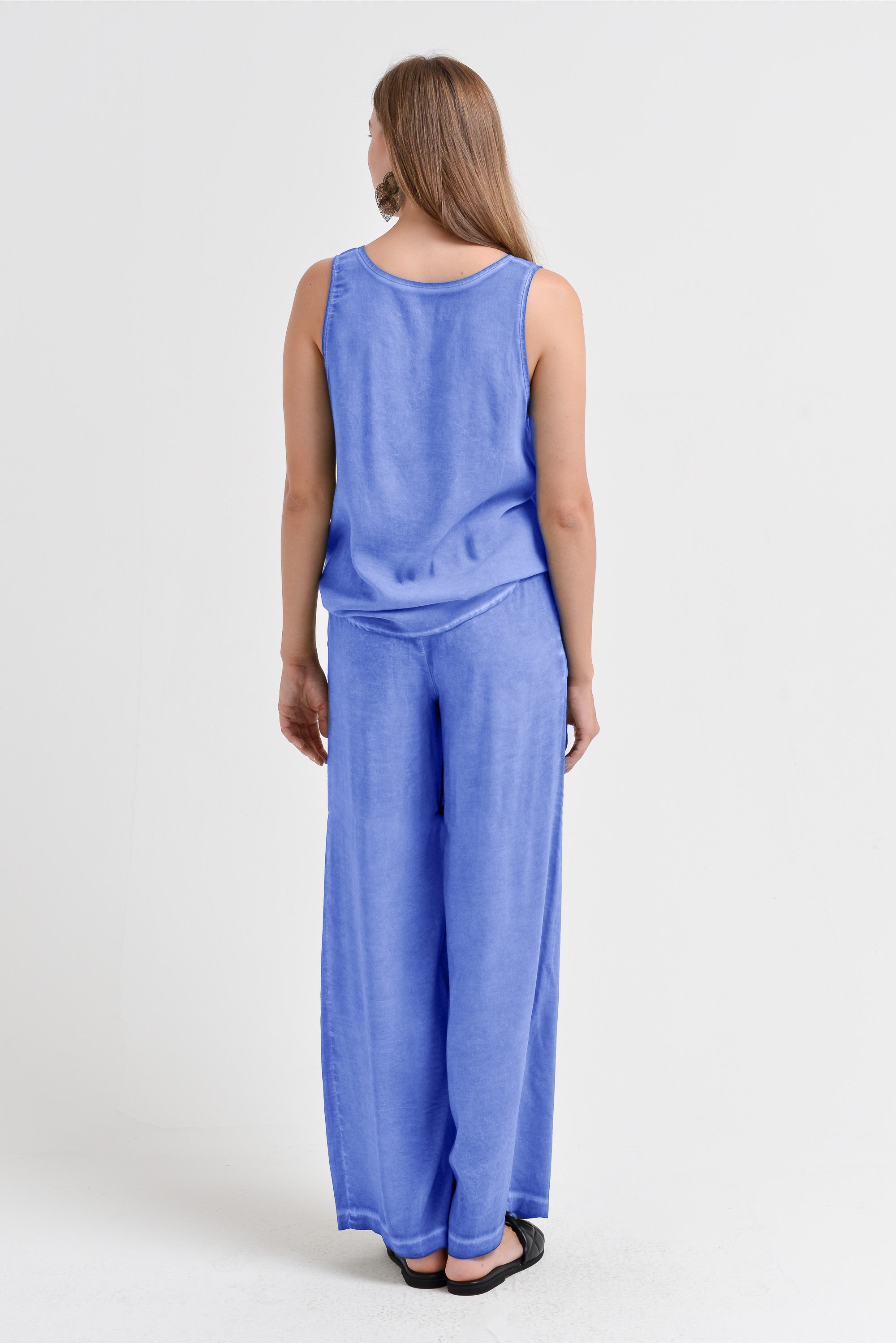 Billow Viscose Slacks - Bay