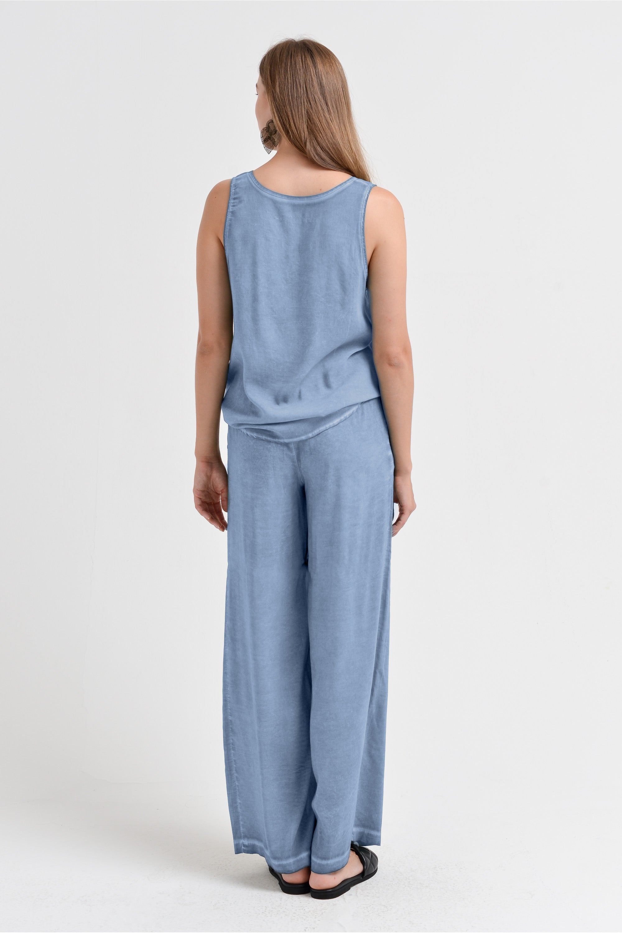 Billow Viscose Slacks - Polar
