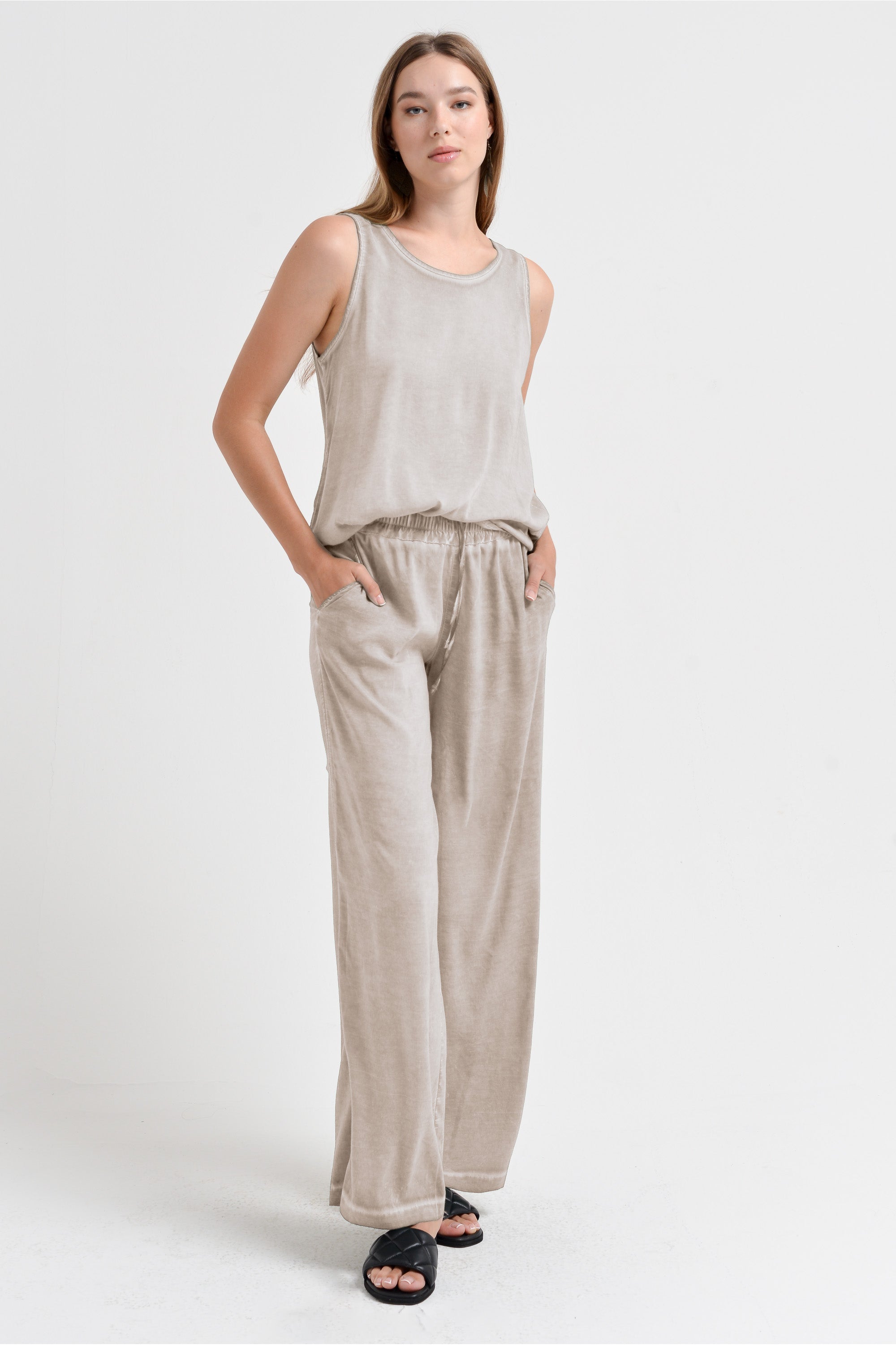 Billow Viscose Slacks - Canapa