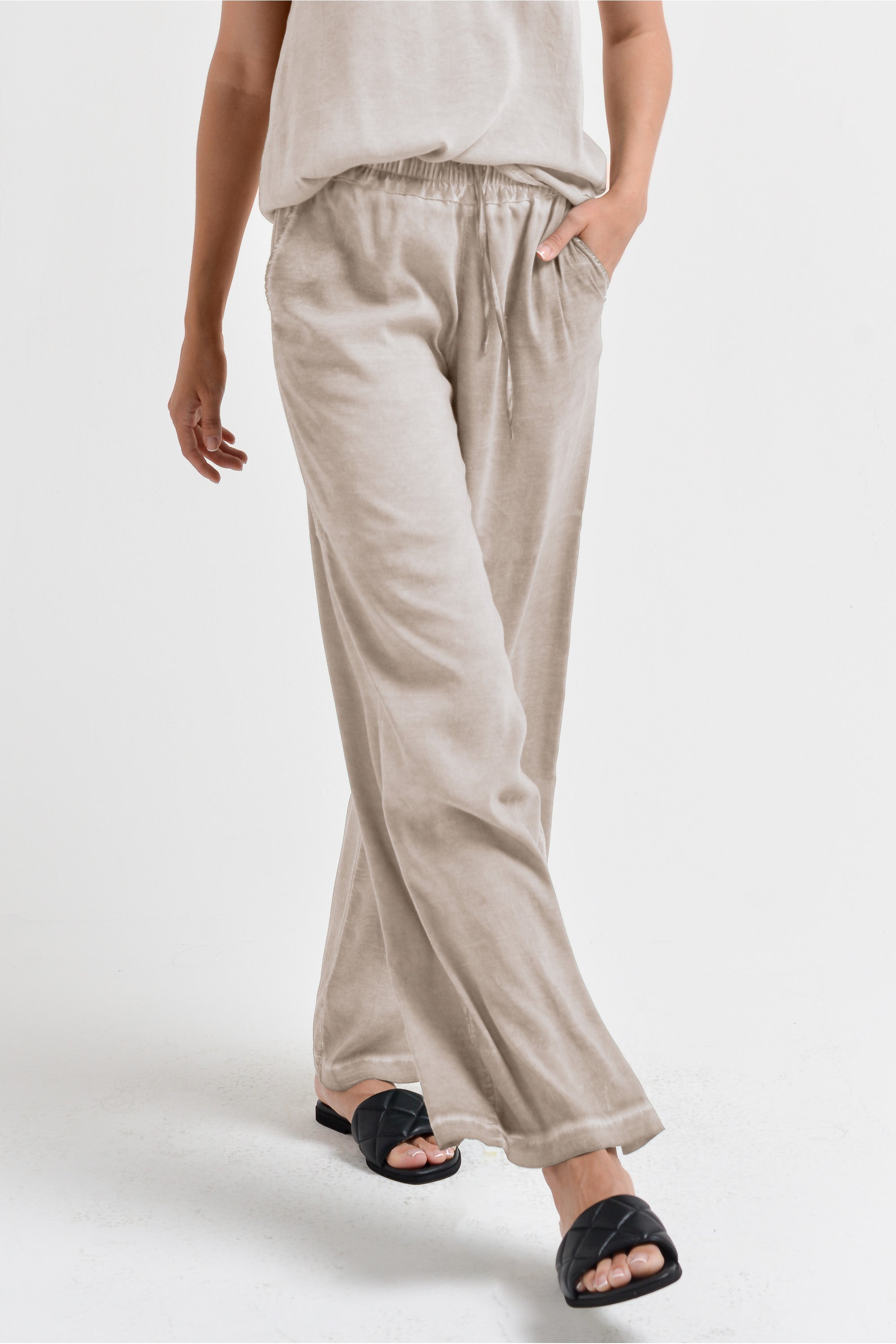 Billow Viscose Slacks - Canapa