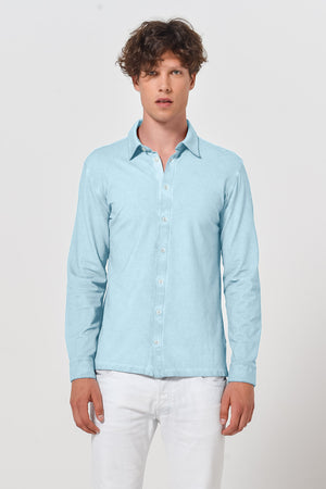 Cotton Pique Shirt - Bora Bora