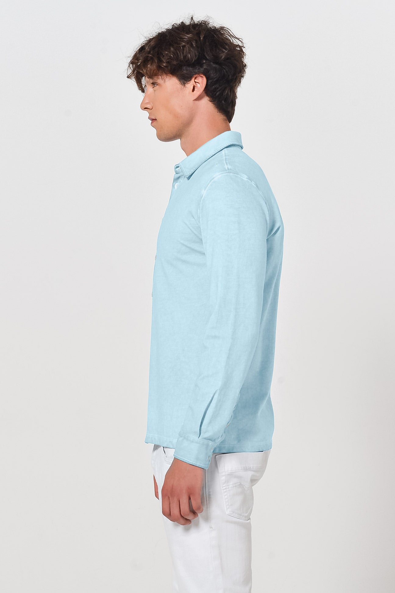 Cotton Pique Shirt - Bora Bora