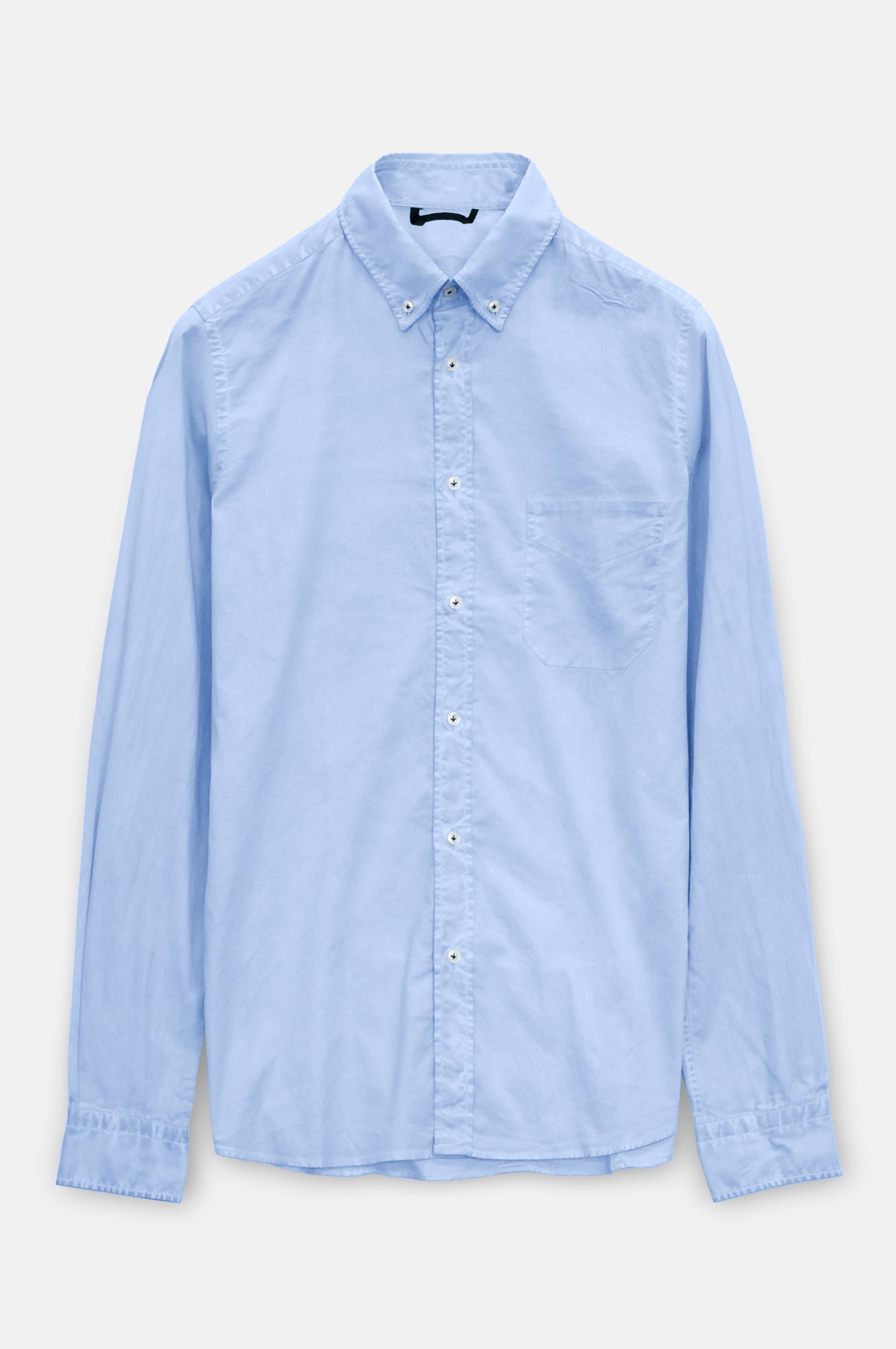 Button Down Poplin Shirt - Cielo