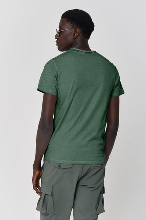 T-Shirt Taschino Intarsio - Ginepro