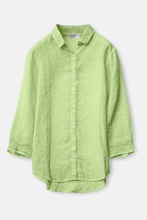 Valerie Shirt in Linen - Kiwi