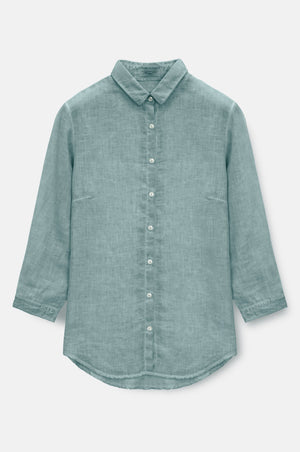 Valerie Shirt in Linen - Shark