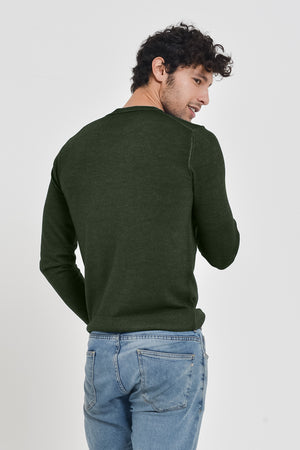 Maglia Girocollo di Merino Gills - Foresta