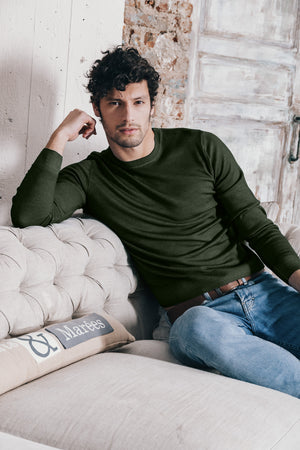 Maglia Girocollo di Merino Gills - Foresta