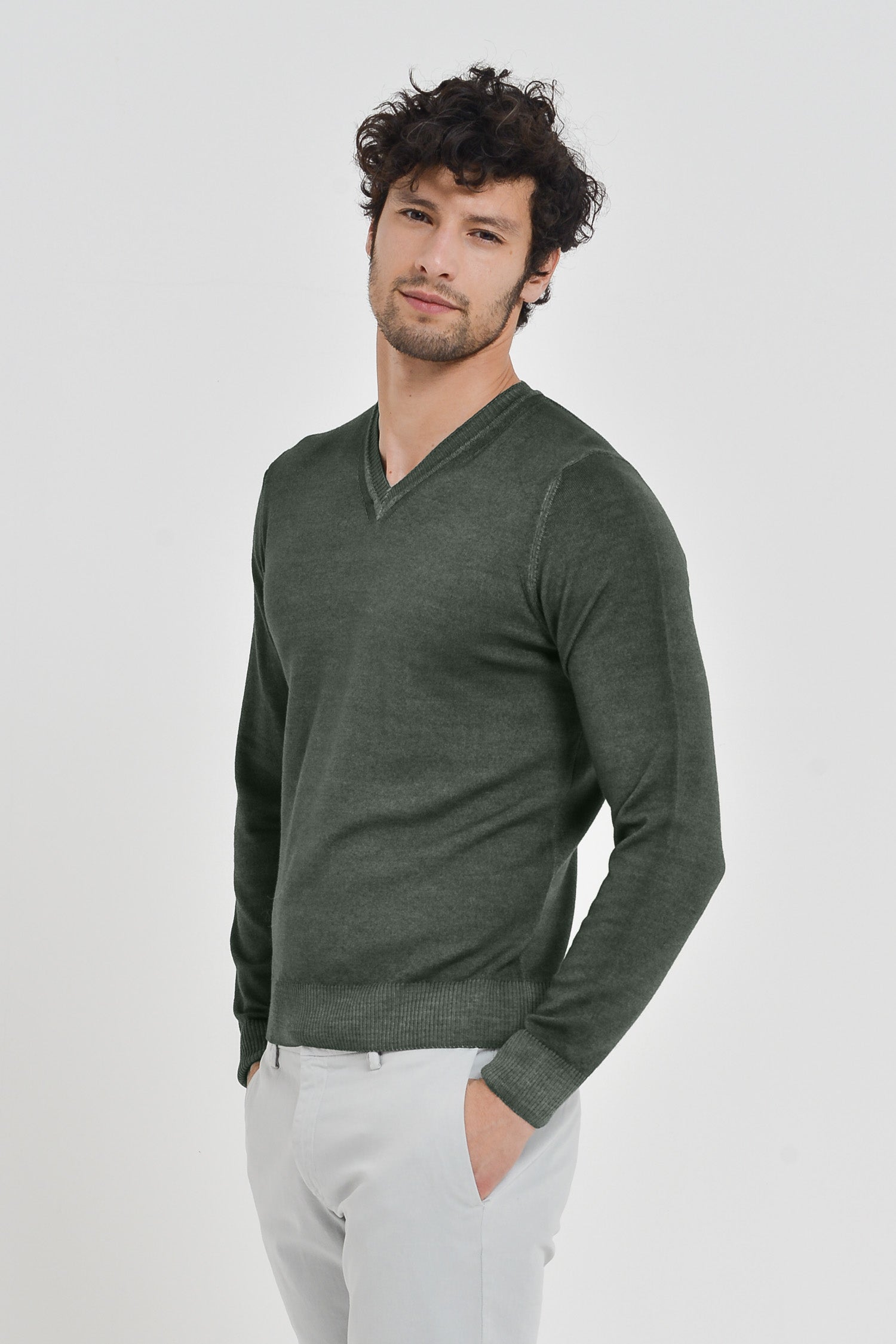  Invierno Otoño Middle-Long Mens Sweater Cardigan