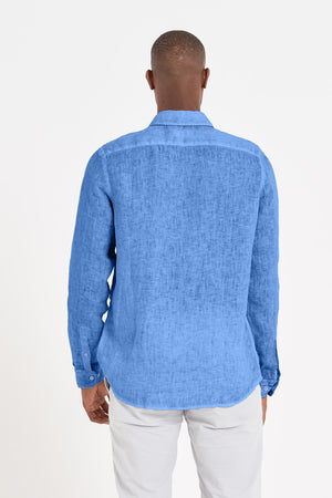 Relaxed Fit Linen Shirt - Oceano
