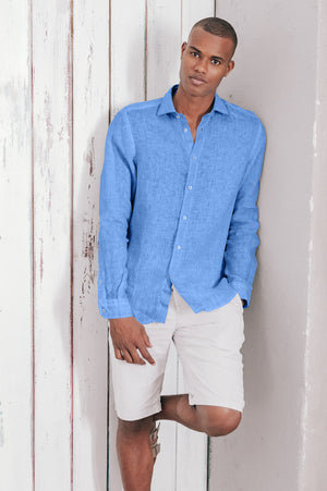 Relaxed Fit Linen Shirt - Oceano
