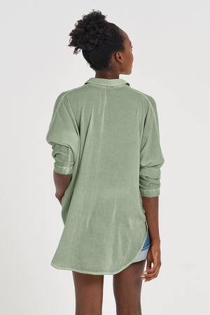 Kimono Polo Shirt - Palm