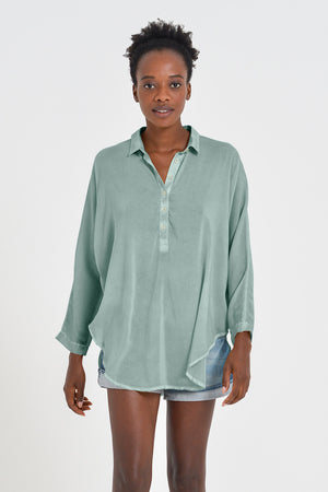 Kimono Polo Shirt - Shark