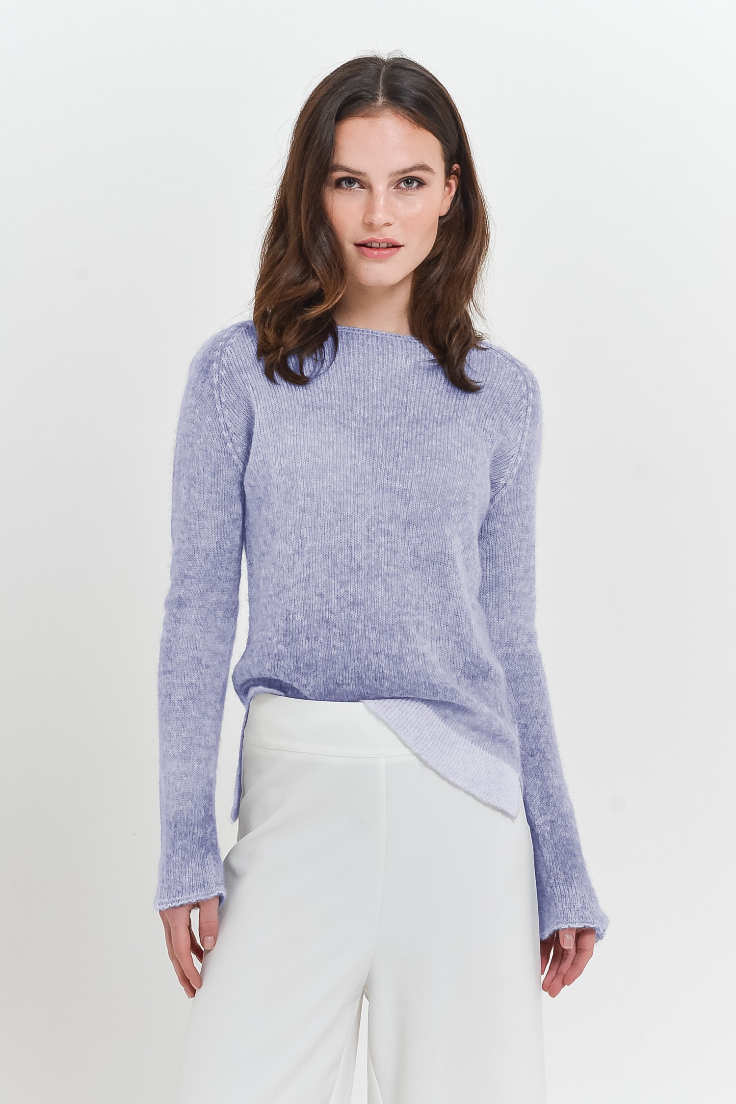 Cambus Frost Art Sweater - Lilac