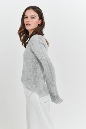 Cambus Frost Art Sweater - Granite