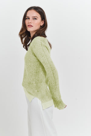 Cambus Frost Art Sweater - Olive