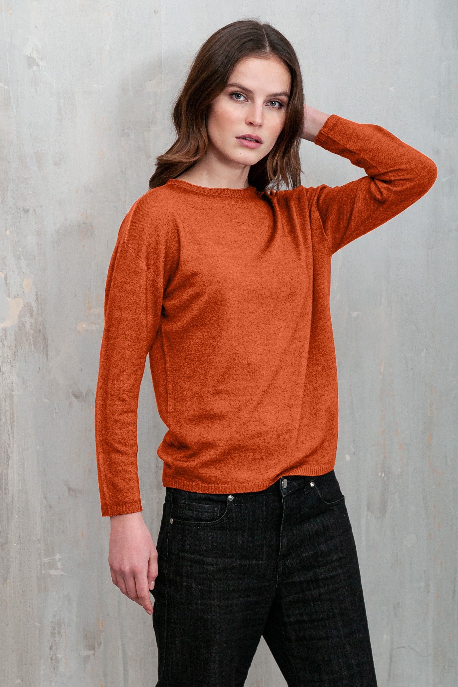 Reay Comfy Sweater - Persimmon
