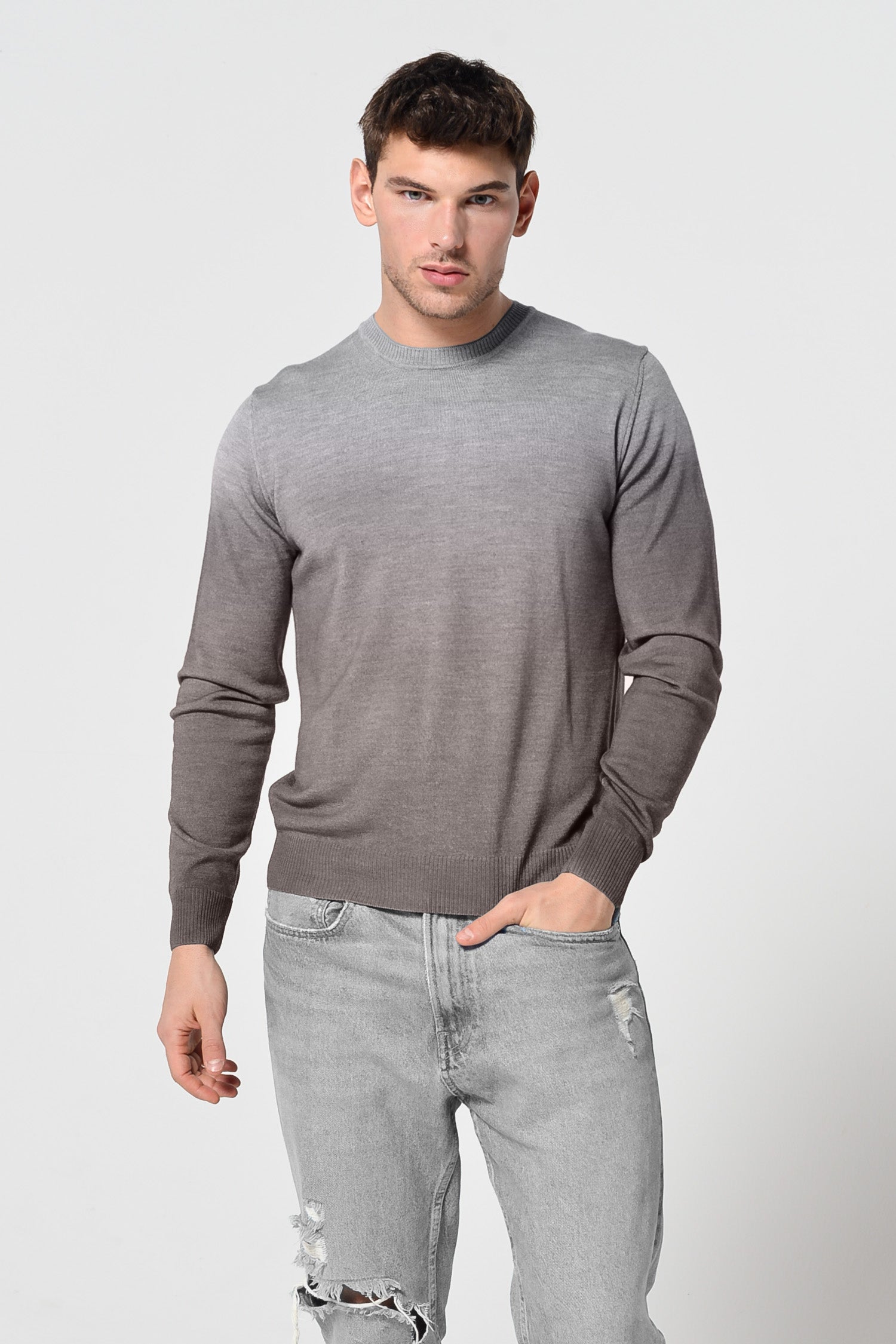 Gills Gradient Sweater - Cliff