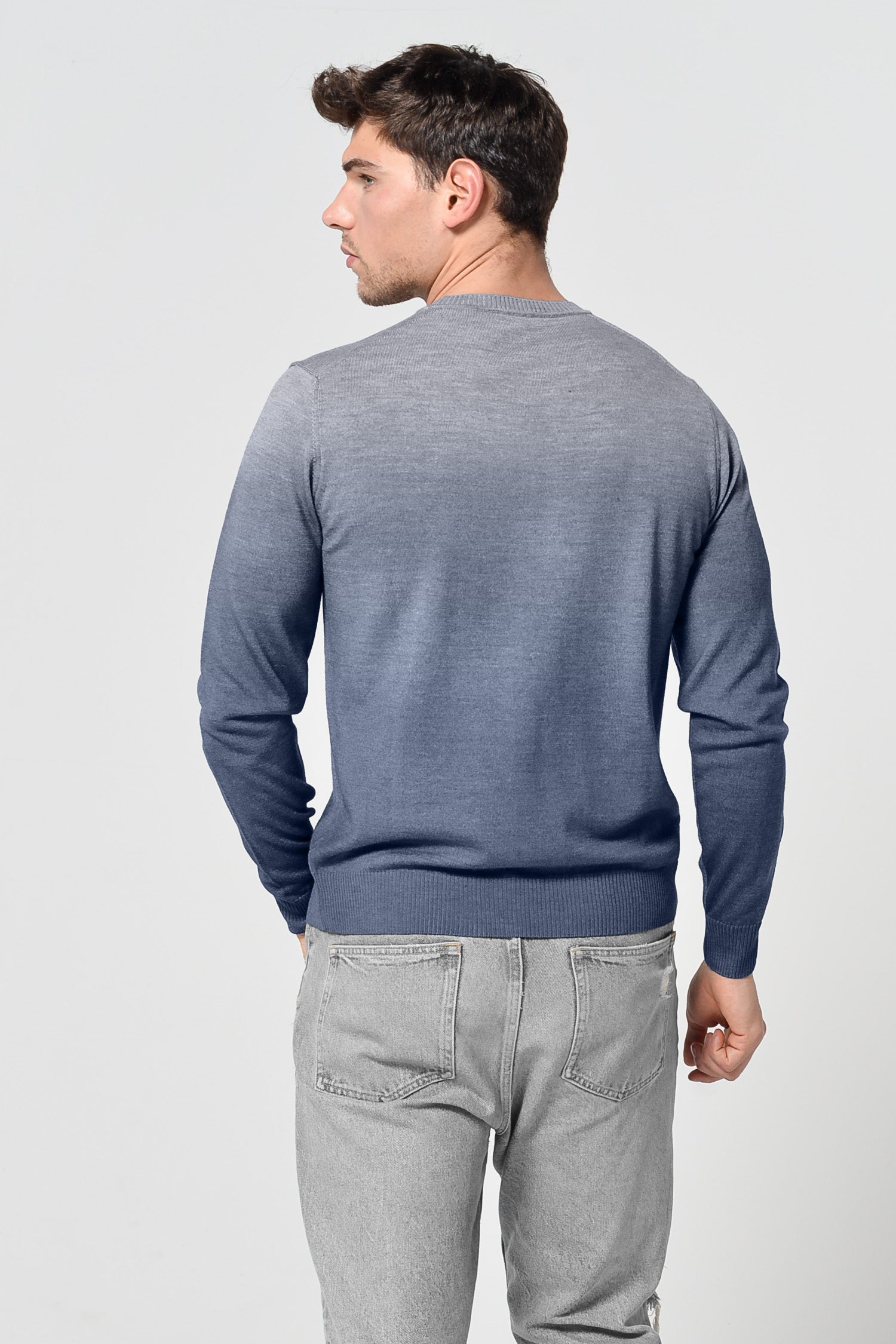 Gills Gradient Sweater - Navy
