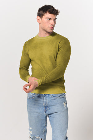 Holden Smoke Art Sweater - Lemon