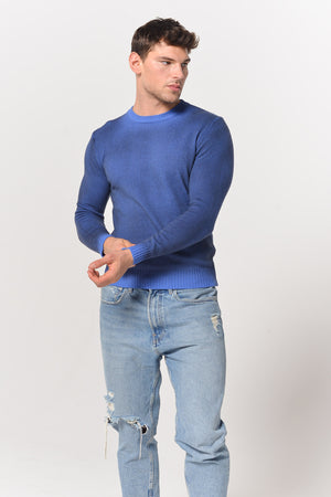 Holden Smoke Art Sweater - Marine