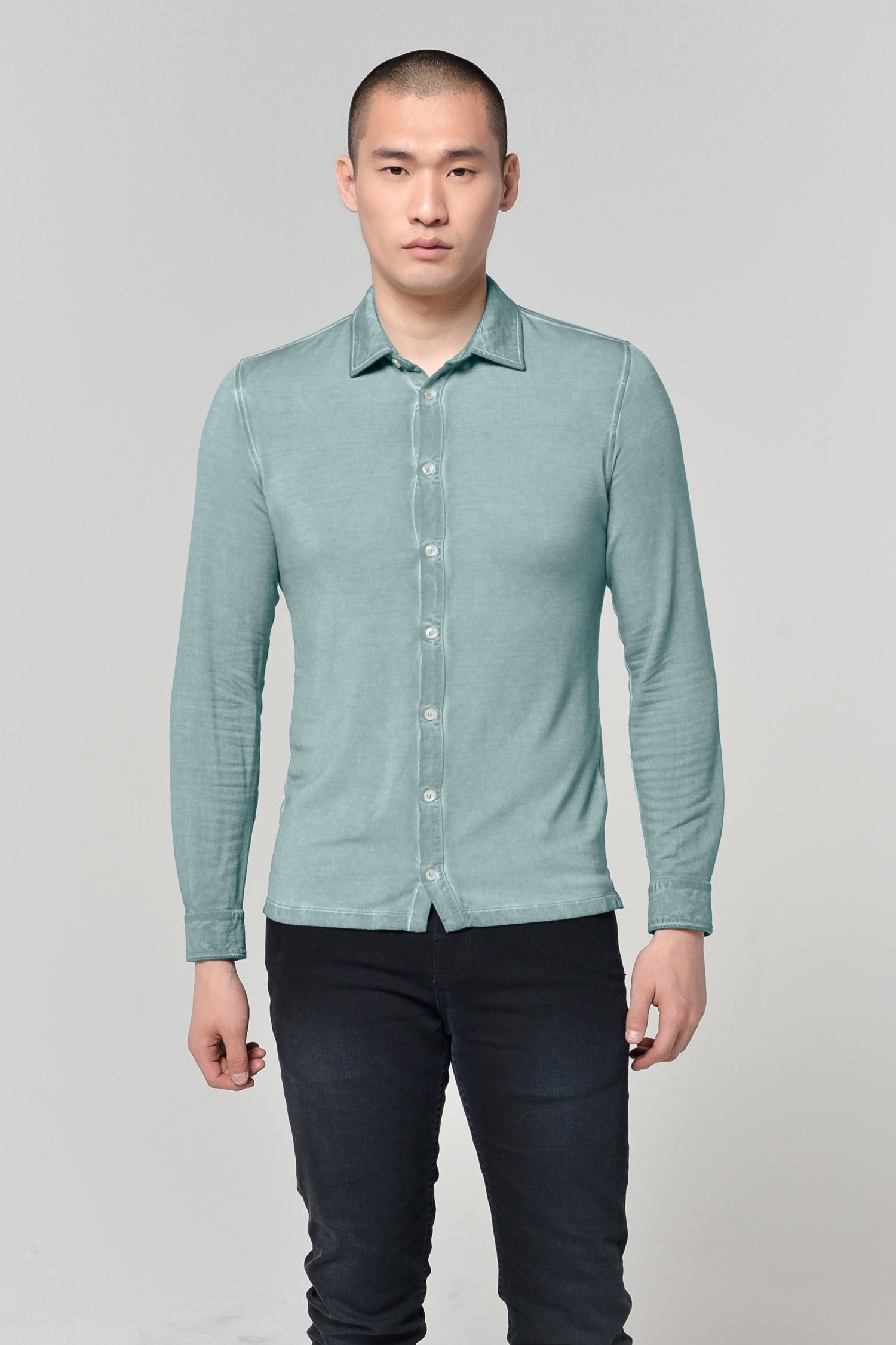 Easton Viscose Shirt - Shark