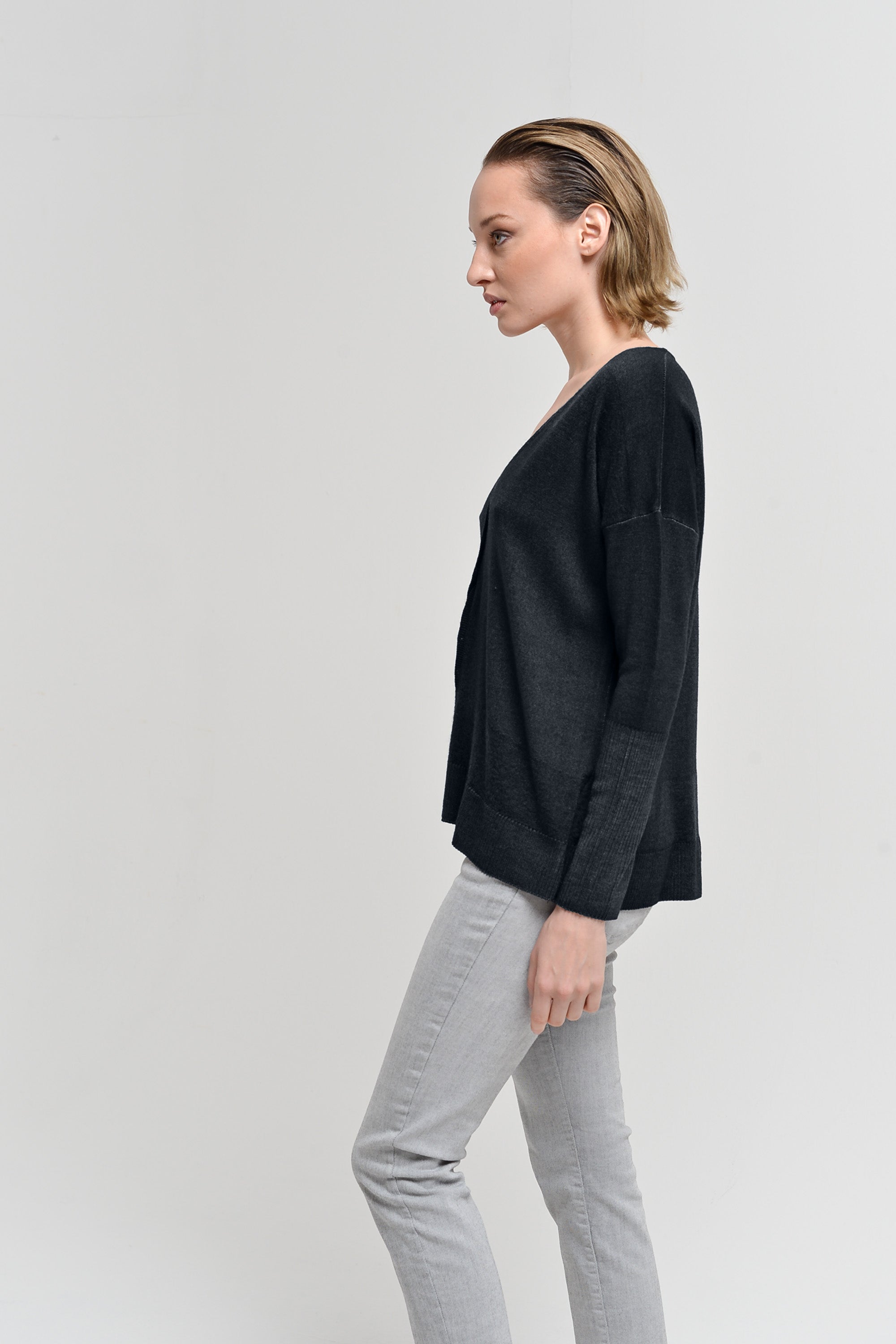 Coull Sweater - Basalt