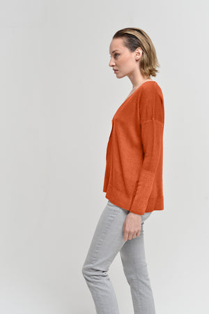 Coull Sweater - Persimmon