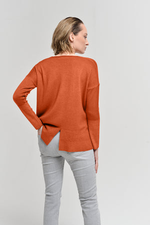 Coull Sweater - Persimmon