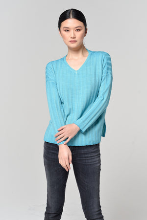 Birse Sweater - Aqua