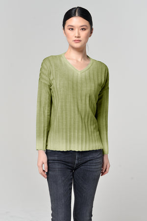 Birse Frost Art Sweater - Olive