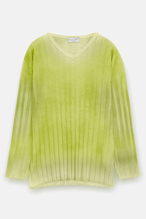 Birse Frost Art Sweater - Lime